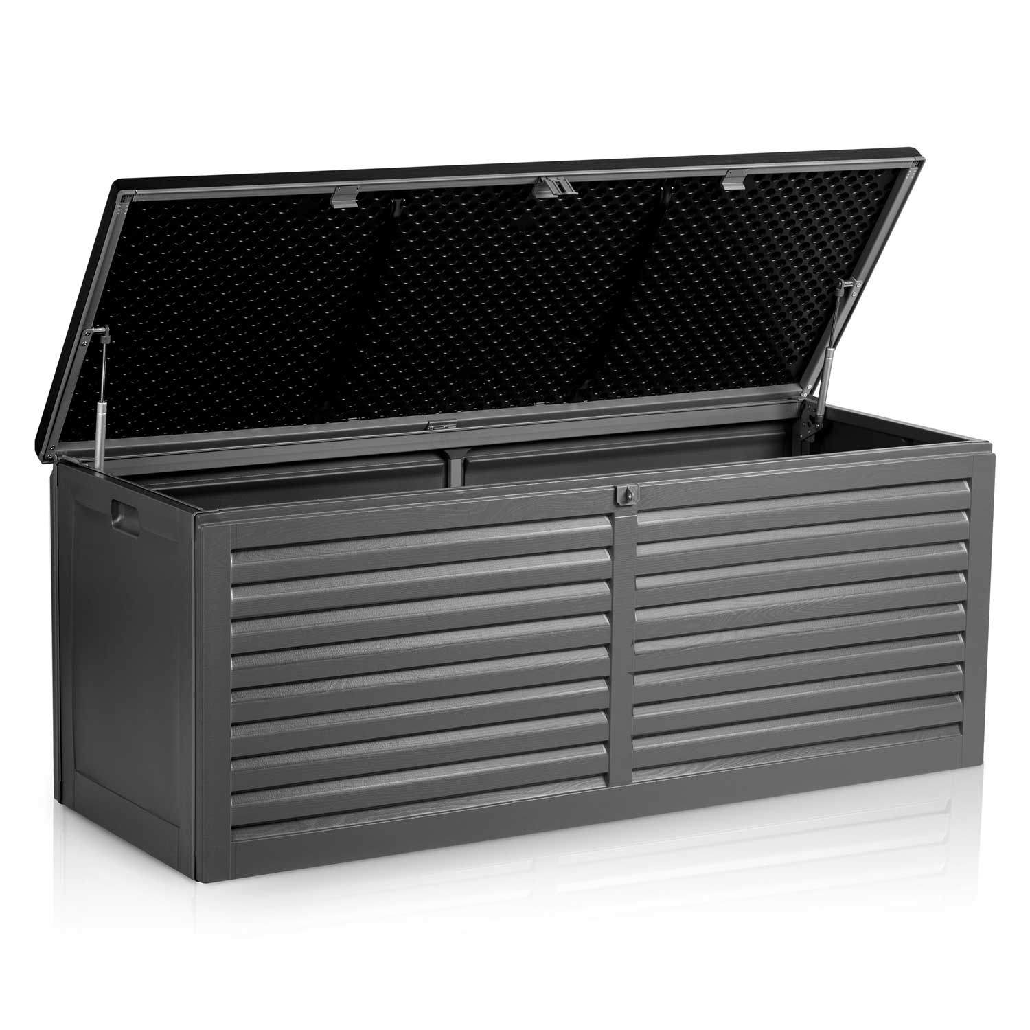 Tuinkist Zwart Kunststof 390L | 39% Korting