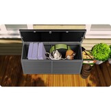 Tuinkist Zwart Kunststof 390L | 39% Korting