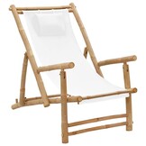 VidaXL Bamboe Terrasstoel Crèmewit - 34% Korting