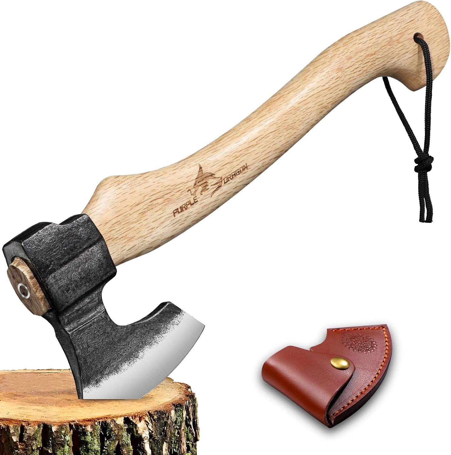 Klapbijl Outdoor 40cm - Handgesmeed Staal & Beukenhout - 29% Korting