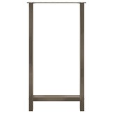 VidaXL Salontafelpoten Staal Naturel 60x(110-111)cm (34% Korting)