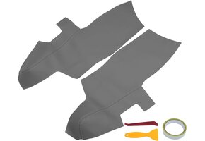 Deurpaneel Armsteunhoezen voor Hyundai Santa Fe (2006-2012) - Grijs Microvezel Leer - 74% Korting