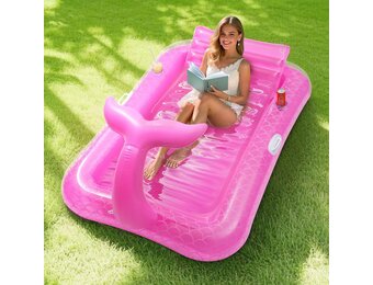 Roze Vissenstaart Luchtbed - 34% Korting!