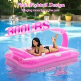 Roze Vissenstaart Luchtbed - 34% Korting!