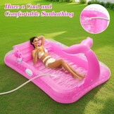 Roze Vissenstaart Luchtbed - 34% Korting!