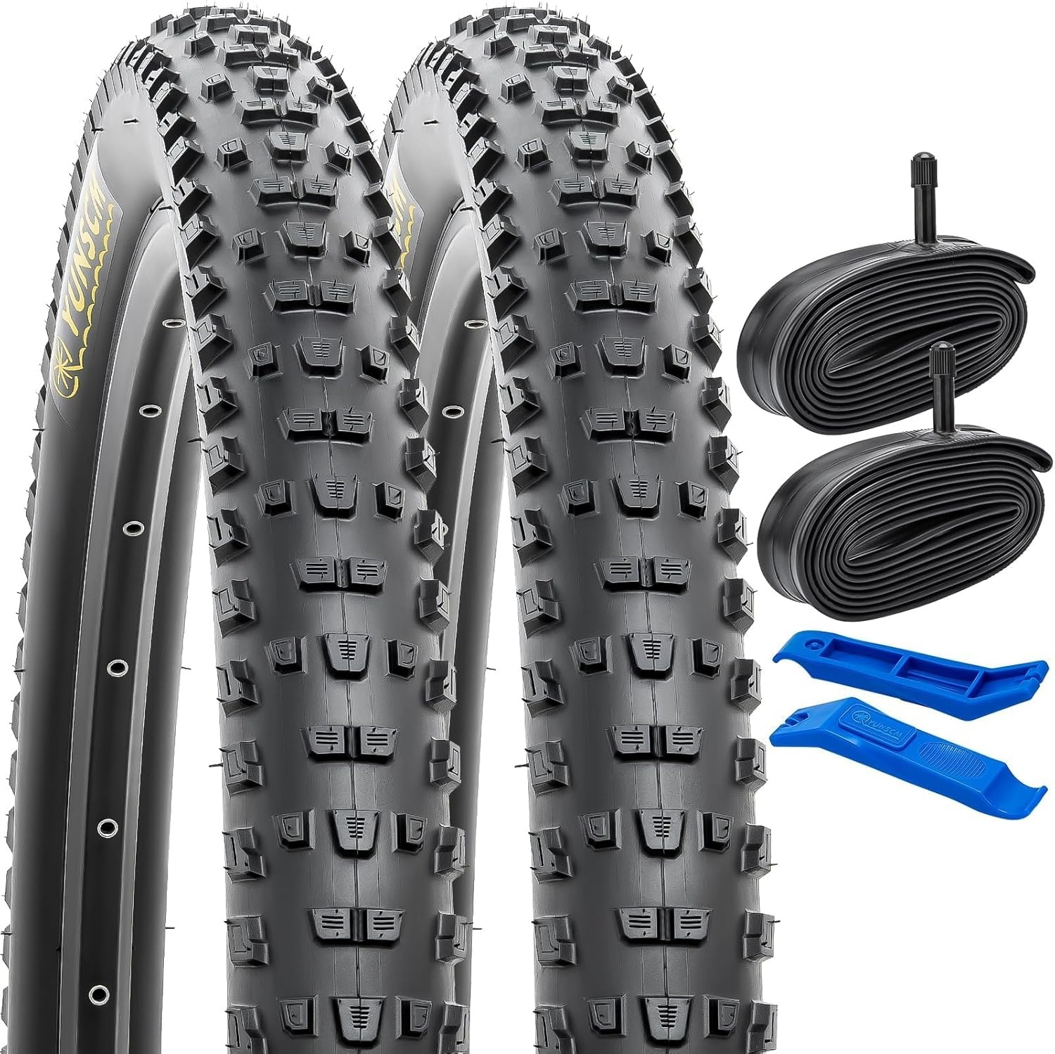 2x Mountainbike Banden 29x2.25 + Binnenbanden & Velglinten - 34% Korting