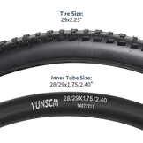 2x Mountainbike Banden 29x2.25 + Binnenbanden & Velglinten - 34% Korting