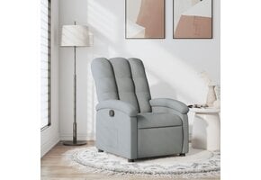 VidaXL Fauteuil Lichtgrijs - 35% Korting