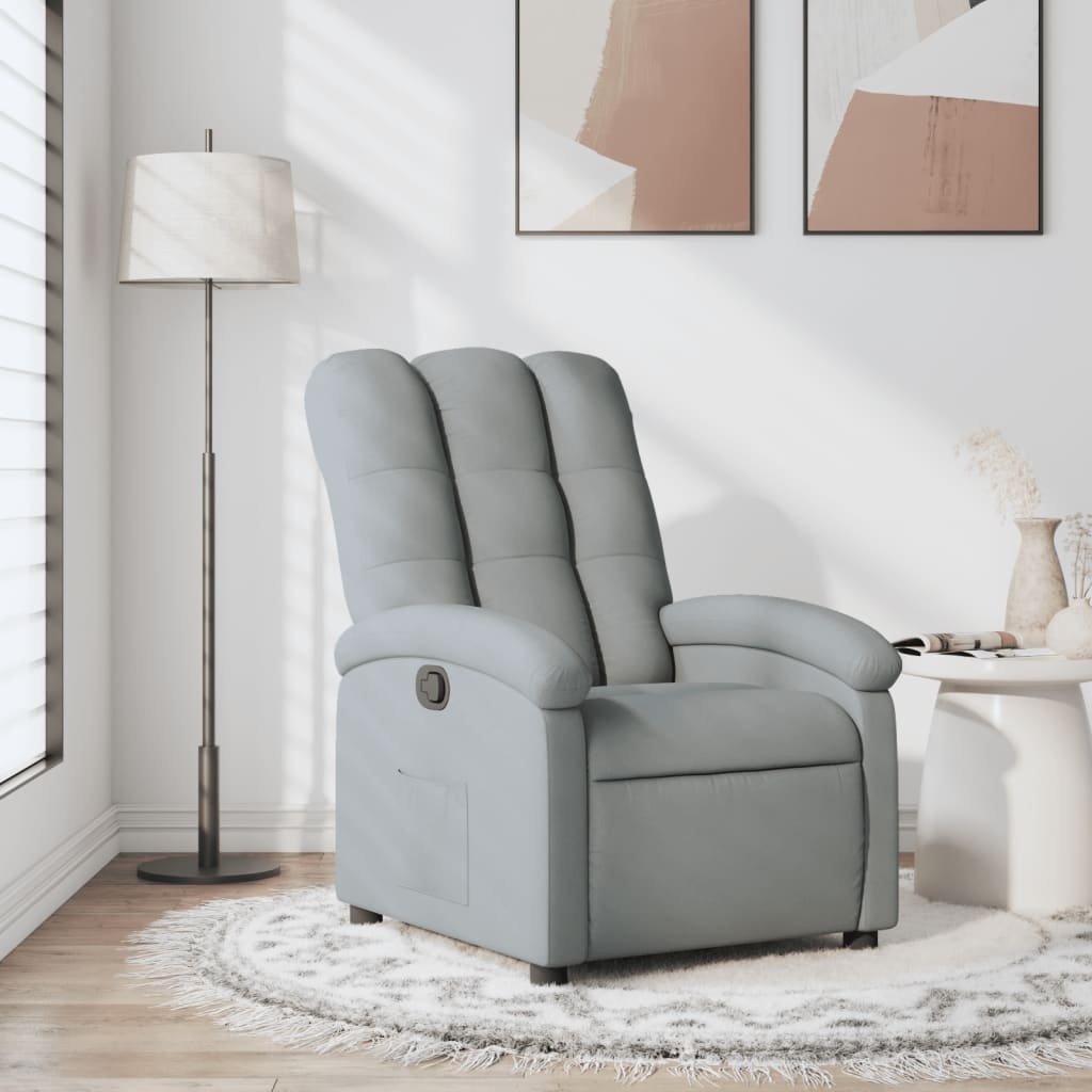 VidaXL Fauteuil Lichtgrijs - 35% Korting