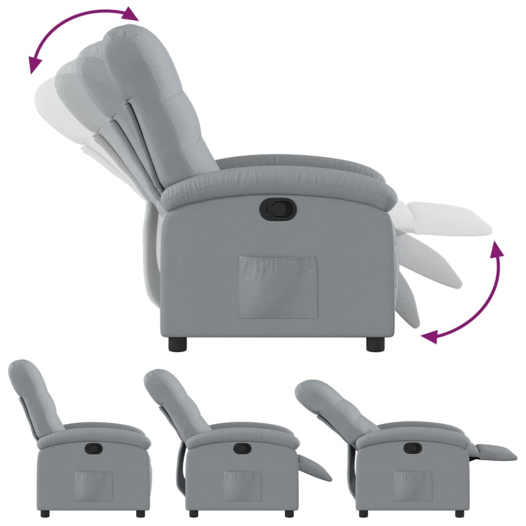 VidaXL Fauteuil Lichtgrijs - 35% Korting