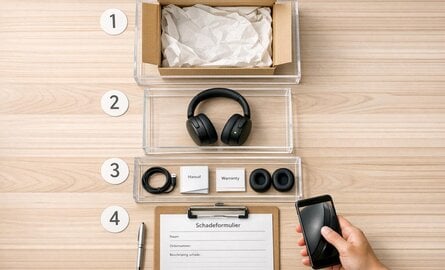 Retourproduct ontvangen: stap-voor-stap checklist voor inspectie bij levering