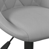 vidaXL Barkrukken 2 st fluweel lichtgrijs