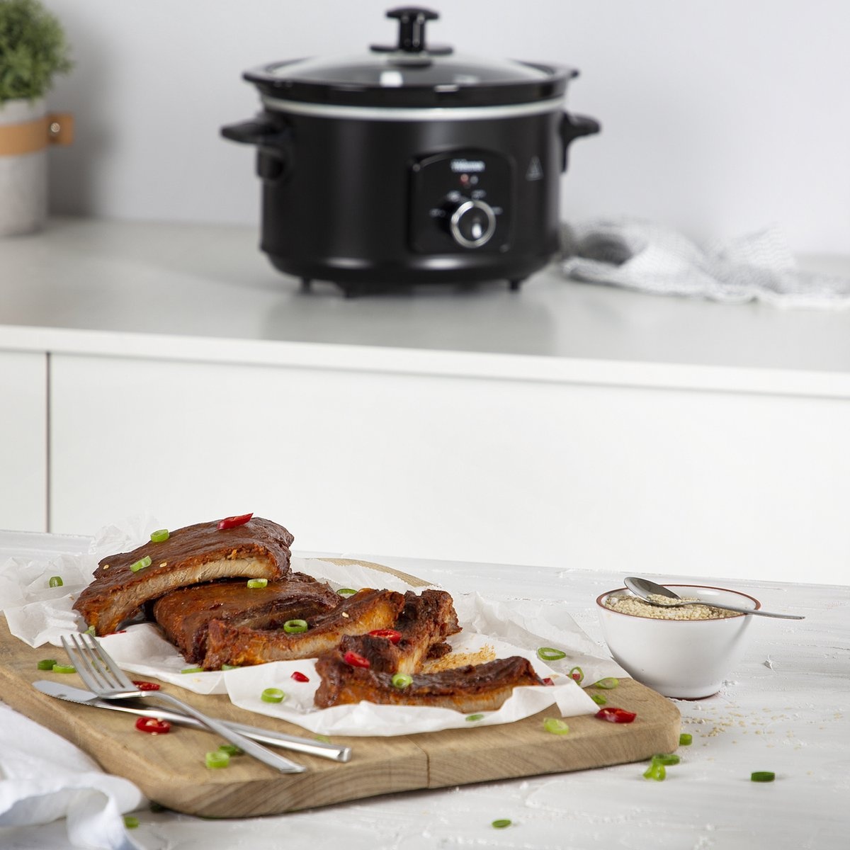 Tristar Slowcooker 180W - VS-3915 - 3.5L - Keramische binnenpan - Zwart