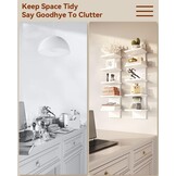 IBUYKE 5-laags muurrek, witte verticale plank, organizer hoge toren design decoratief muurmontage schap voor thuis, slaapkamer, kantoordecor WBC009W-2