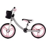 Kinderkraft 2Way Next Loopfiets Roze | 12 inch Wielen | 80 cm vanaf