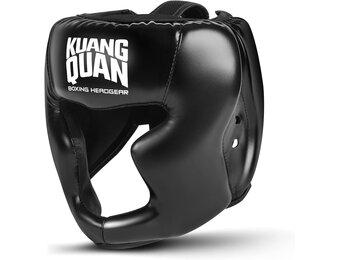 Hoofdbescherming boksen voor kickboksen, vechtsport, MMA training, boksen gezichtsbescherming, bokshelm met maximale bescherming