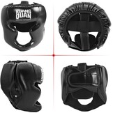 Hoofdbescherming boksen voor kickboksen, vechtsport, MMA training, boksen gezichtsbescherming, bokshelm met maximale bescherming