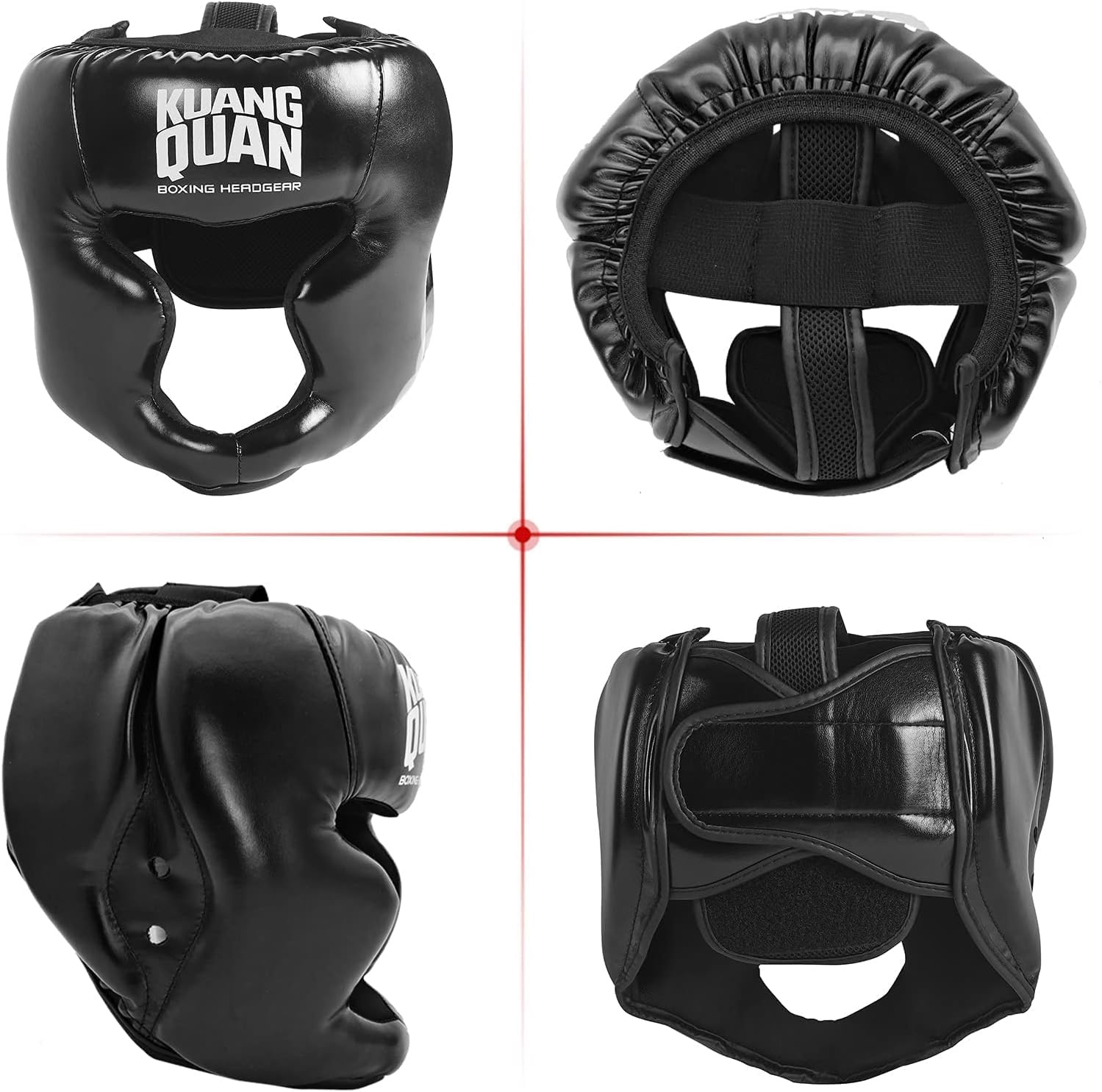 Hoofdbescherming boksen voor kickboksen, vechtsport, MMA training, boksen gezichtsbescherming, bokshelm met maximale bescherming