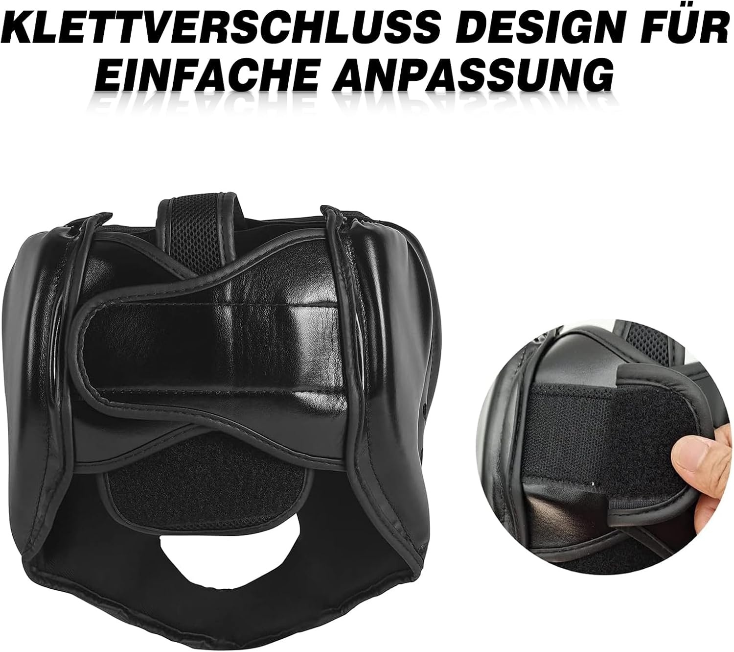 Hoofdbescherming boksen voor kickboksen, vechtsport, MMA training, boksen gezichtsbescherming, bokshelm met maximale bescherming