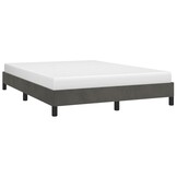 VidaXL Bedframe 140x200cm Donkergrijs Fluweel - 34% Korting
