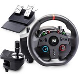 NiTHO Drive Pro One Stuurwiel met Pedalen en Aparte Shifter, 270 Graden Gamingstuur voor PC, PS4, Xbox One, Xbox Series X/S en Switch, Zero Dead Zone Racing Wheel