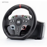 NiTHO Drive Pro One Stuurwiel met Pedalen en Aparte Shifter, 270 Graden Gamingstuur voor PC, PS4, Xbox One, Xbox Series X/S en Switch, Zero Dead Zone Racing Wheel