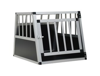 vidaXL Hondenbench met enkele deur 54x69x50 cm