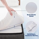 DOPEDIO Traagschuim Matrashoes 140x200 cm - 7.5 cm Hoogte, Ademend & Wasbaar