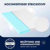 DOPEDIO Traagschuim Matrashoes 140x200 cm - 7.5 cm Hoogte, Ademend & Wasbaar