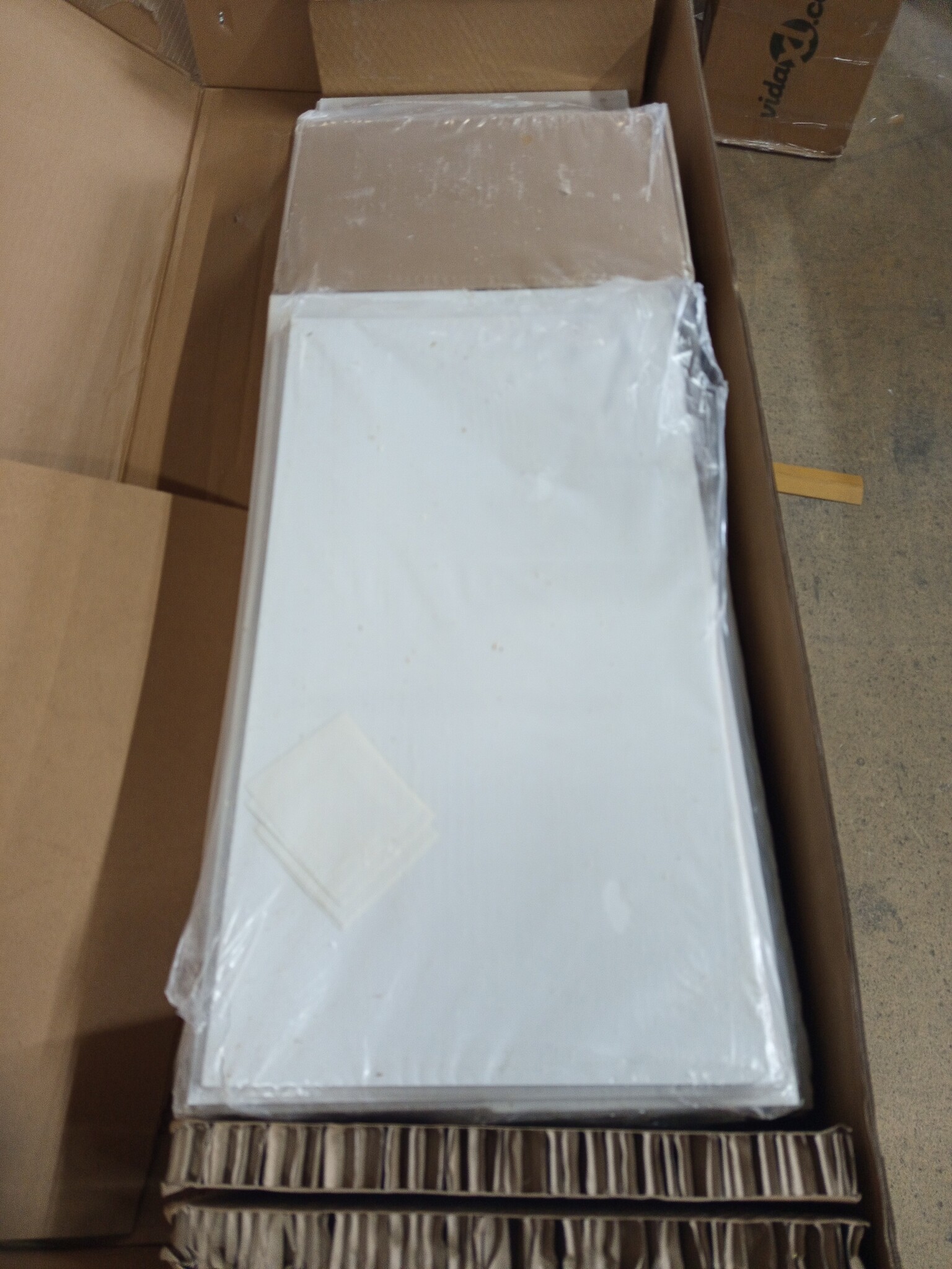 vidaXL Ladekast 60x36x103 cm bewerkt hout wit