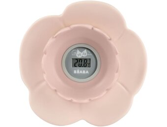 Béaba Lotus Multifunctionele digitale thermometer - Oud Roze