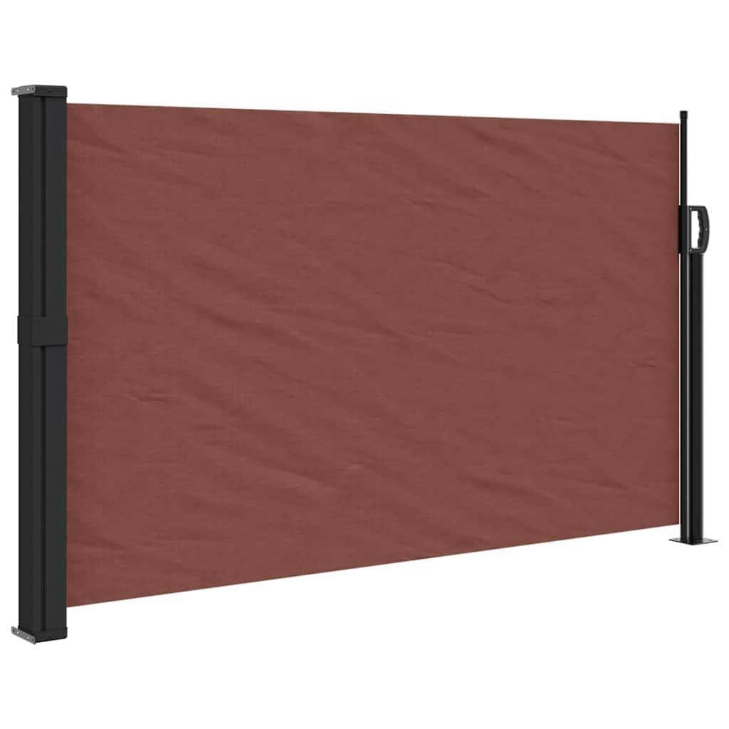 vidaXL Windscherm uittrekbaar 117x300 cm bruin