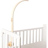 Promise Babe Baby Mobiel Houder Hout Witte Wolken Ontwerp Voor Babybedje Kinderkamer Luiertafel box DIY Baby Mobiel Houder Frame Stang Voor Opknoping Muziekdoos Windgong Bed Bel
