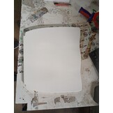 vidaXL Eetkamerstoelen 2 stuks Wit Massief Hout Rubber