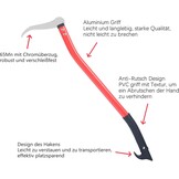 Aleawol Sappie met Aluminium Handvat 72 cm en Getande Snoeischaar - Voor Takken en Houtkloven
