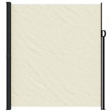 vidaXL Windscherm uittrekbaar 220x600 cm crèmekleurig