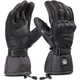 DAY WOLF Verwarmde Motorhandschoenen IPX66 Waterdicht Touchscreen 7.4 V 2200 MAH Elektrische Oplaadbare Batterij voor Winter Fietsen Skiën Fietsen Jacht Vissen Mannen Vrouwen (XXXL)