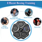 HAMON Smart Music Boxing Machine, led-muziekboksmachine met bokshandschoenen, bluetooth, intelligente elektronische wandmontage, muziek, boksen, trainingsapparaat, boksmachine, muur, voor kinderen en