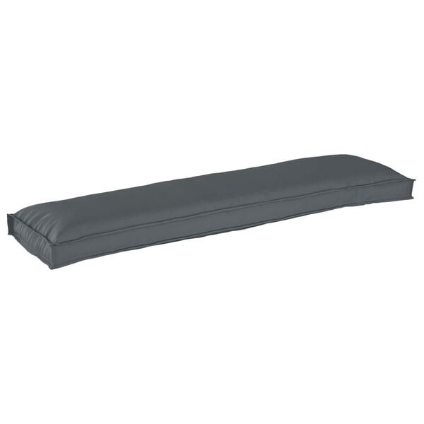 vidaXL Palletkussen voor bank Antraciet 150 x 40 x 8 cm Oxford stof