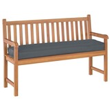vidaXL Palletkussen voor bank Antraciet 150 x 40 x 8 cm Oxford stof