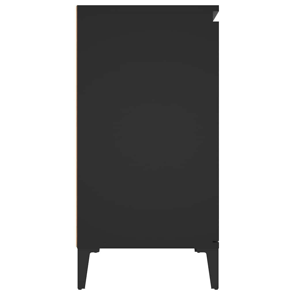 vidaXL Dressoir 104x35x70 cm bewerkt hout zwart