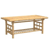 vidaXL Salontafel 110x55x45 cm bamboe
