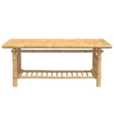 vidaXL Salontafel 110x55x45 cm bamboe