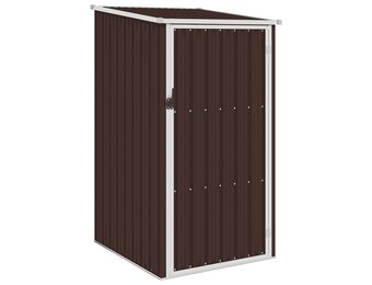 vidaXL Tuinschuur 87x98x159 cm gegalvaniseerd staal bruin