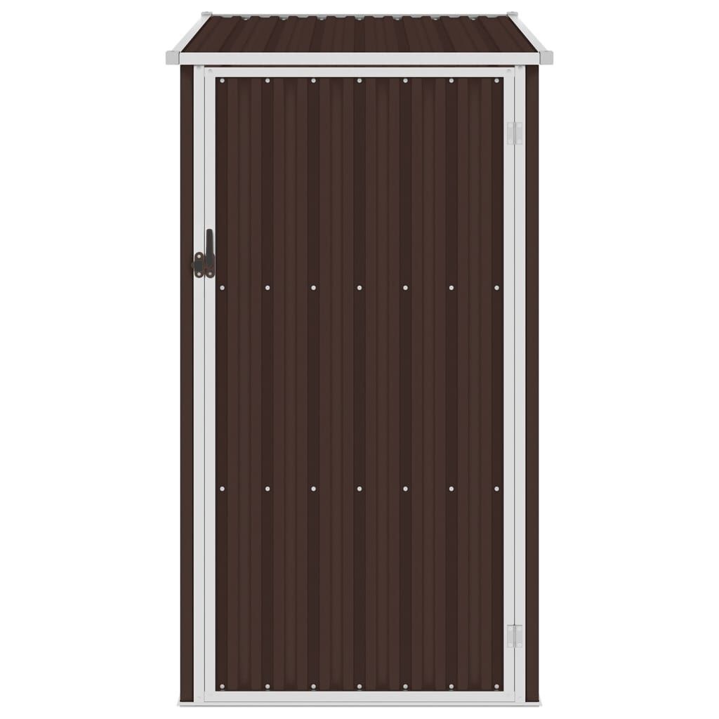 vidaXL Tuinschuur 87x98x159 cm gegalvaniseerd staal bruin