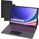 Toetsenbordhoes met Touchpad en Verlicht AZERTY Toetsenbord voor Samsung Galaxy Tab S9/S8 Ultra 14.6 inch