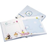 Lichtblauw Herinneringsalbum Geboorteboek Baby - T/m 1e Verjaardag | 73% Korting