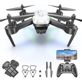 Wipkviey T6 Drone met 1080P HD Camera - Wit, Beginnersvriendelijk, RC Quadrocopter met 2 Accu's, FPV WiFi