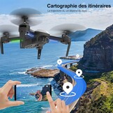 Wipkviey T6 Drone met 1080P HD Camera - Wit, Beginnersvriendelijk, RC Quadrocopter met 2 Accu's, FPV WiFi