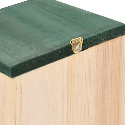 vidaXL Vogelhuisjes 4 st 12x12x22 cm hout